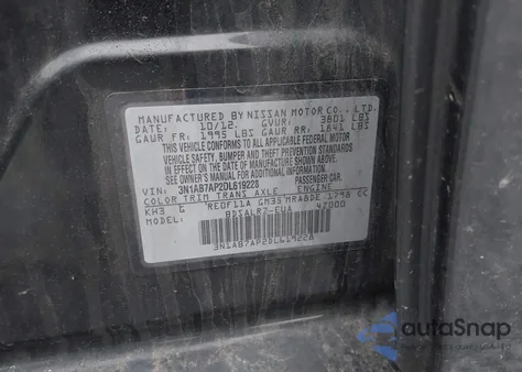 2013 Nissan Sentra Sr z USA, uszkodzony, nr VIN 3N1AB7AP2DL619228